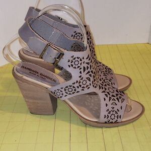 Barbara Barbieri leather Slingback heels